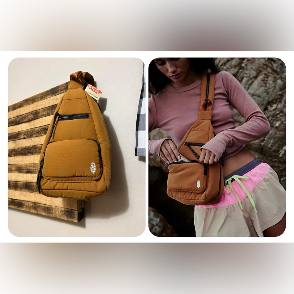 FP Movement by Free People Tan Sling Bag